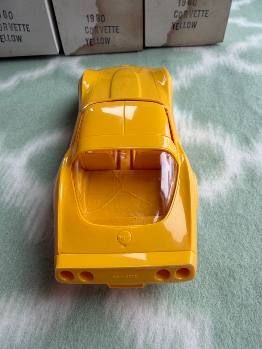 Vintage 1980 Corvette Original GM Promotional Model - Yellow NEW in box - Picture 6 of 10